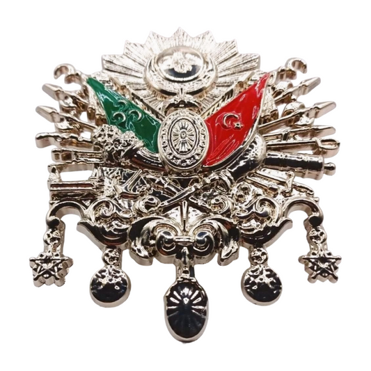 OSMANLI ARMA Auto Emblem mit Schrauben - aus Kunststoff – Chrom
