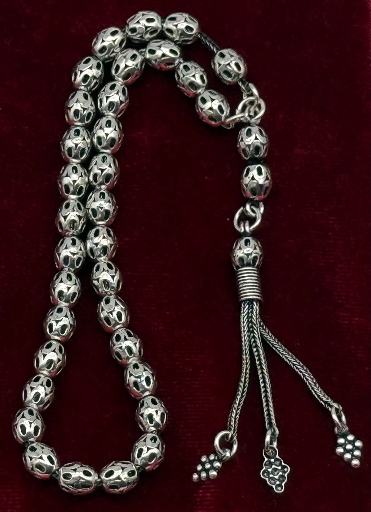 Gebetskette 925 Sterling Silber - Gümüş Tesbih Fizyon
