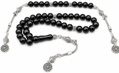 Rus Oltu Tesbih & Zaza Set  mit 925 Silber Gebetskette Set