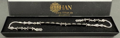 Rus Oltu Tesbih & Zaza Arpa mit 925 Silber Quaste Lale
