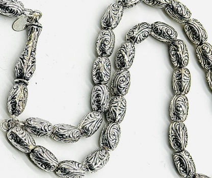 Tesbih aus 925er Silber - Stift Gravur handgefertigter spezielverarbeitet Sterlingsilber Gebetskette