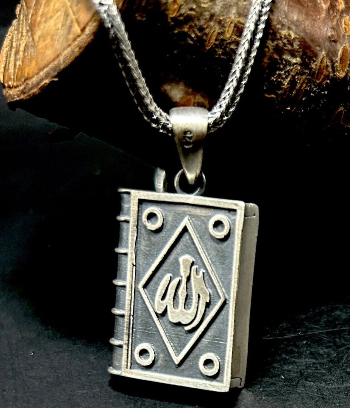 Muska Anhänger mit Kette aus 925 Silber - Ayetel Kürsi