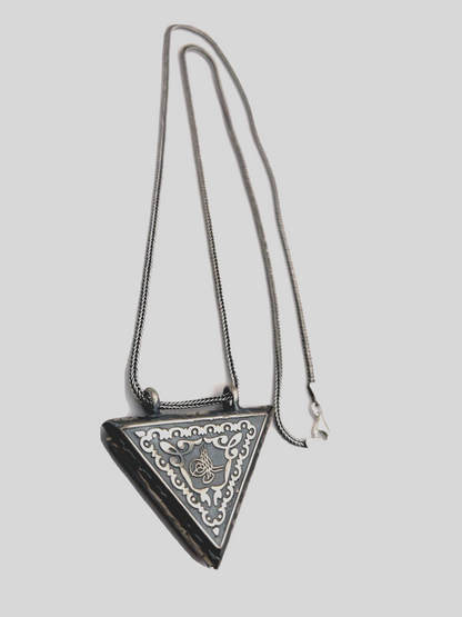 925 Sterling Silber "Muska Cevsen" mit einer Fuchsschwanzkette