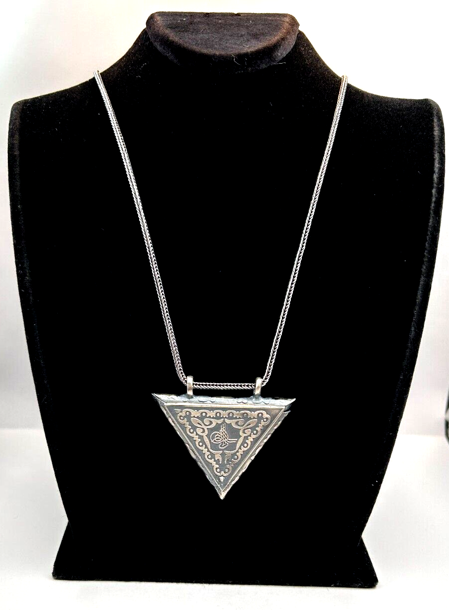 925 Sterling Silber "Muska Cevsen" mit einer Fuchsschwanzkette