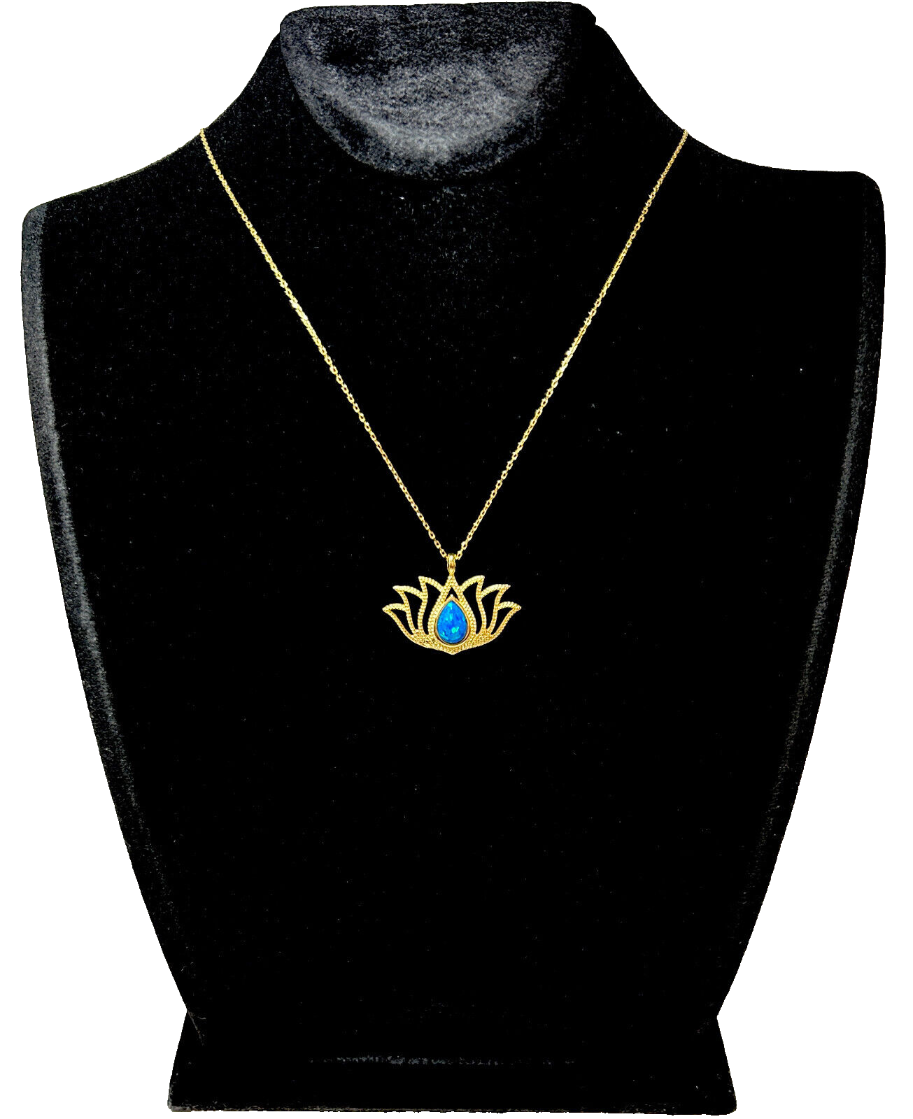 925 Sterling Silber "Lotusblume" Kette