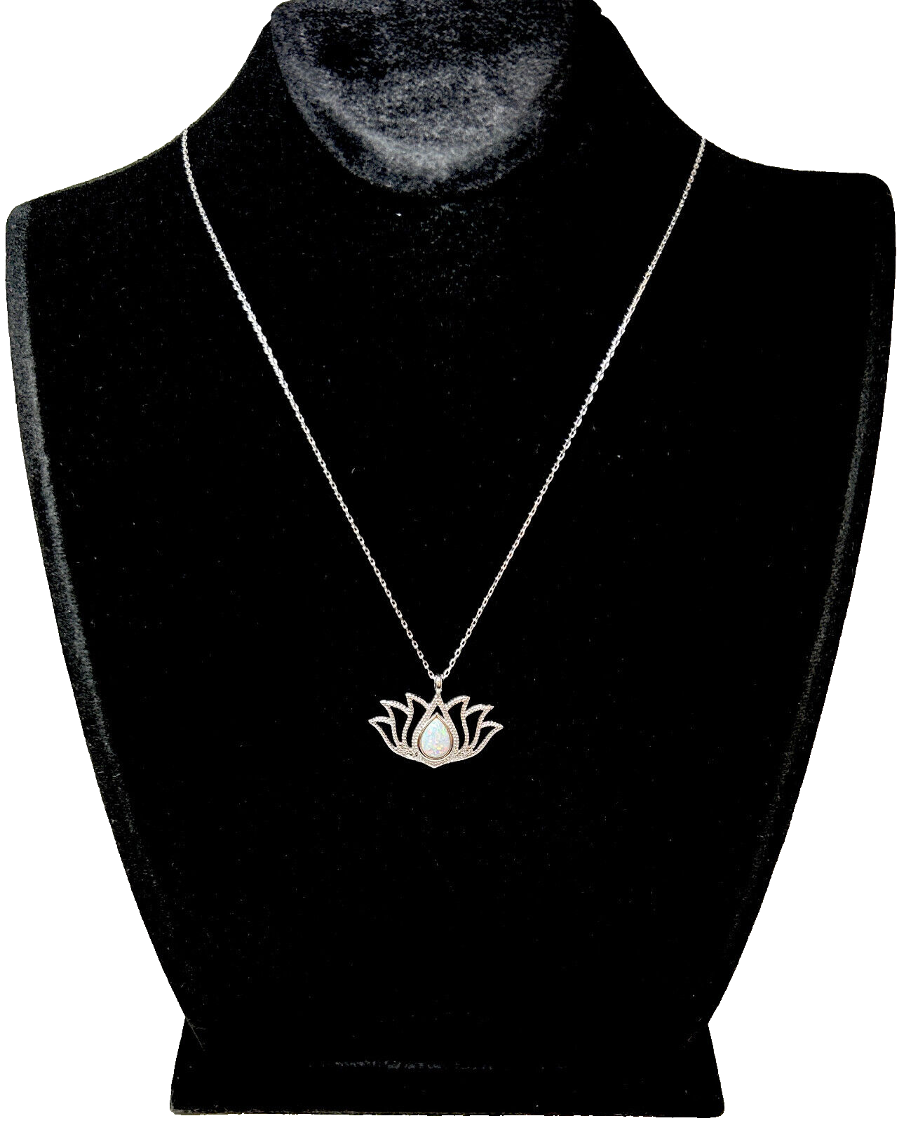 925 Sterling Silber "Lotusblume" Kette