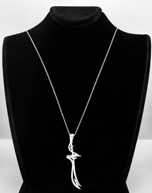 925 Sterling Silber "Zülfikar" Schwertkette